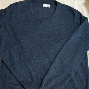 Sonoma Men's Deep Blue V-Neck Sweater M